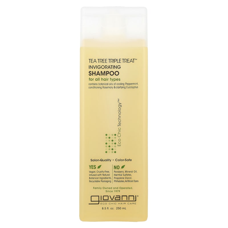 Tea Tree Triple Treat™, Invigorating Shampoo, For All Hair Types