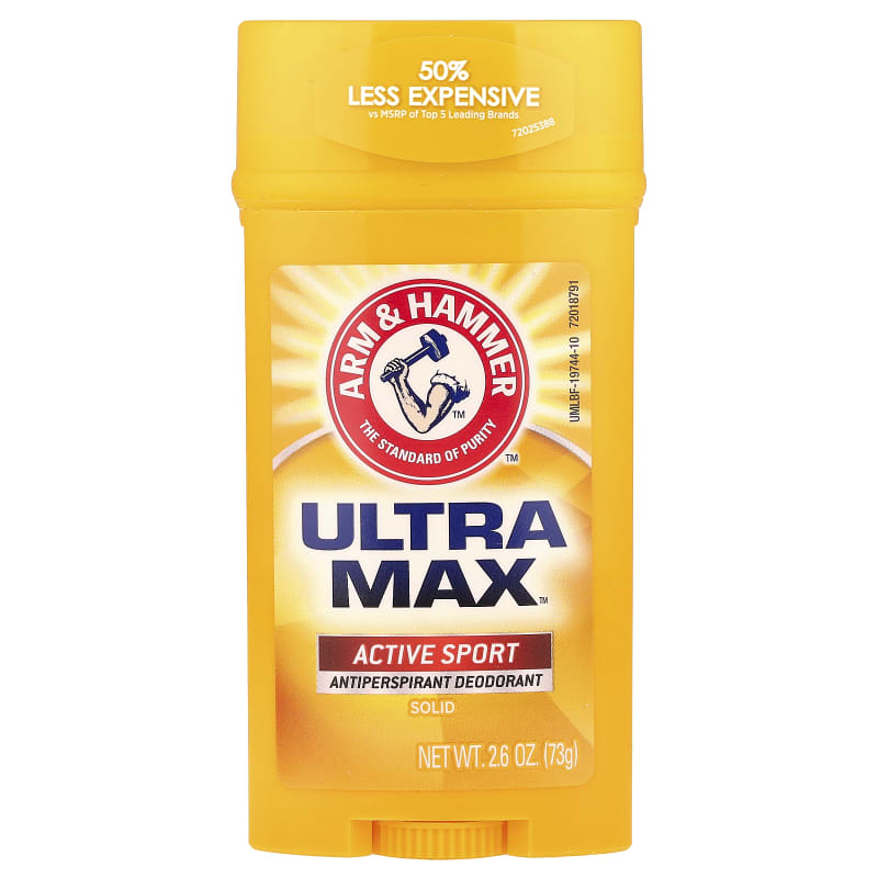 Ultra Max™, Antiperspirant Deodorant Solid, Active Sport