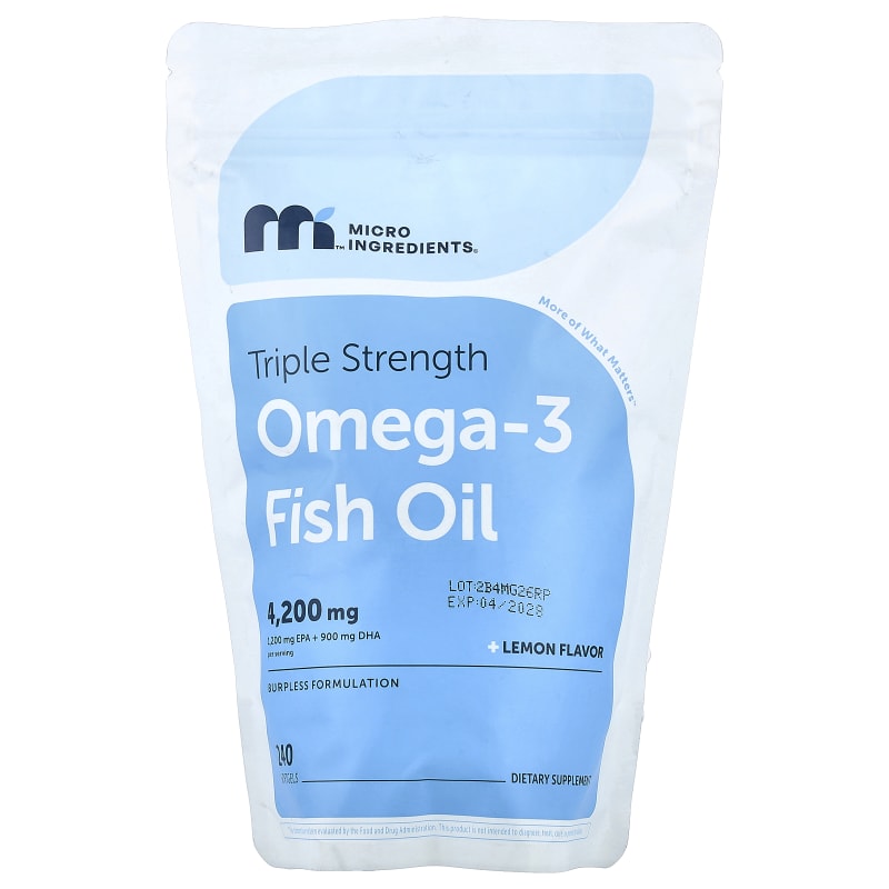 Omega-3 Fish Oil, Lemon