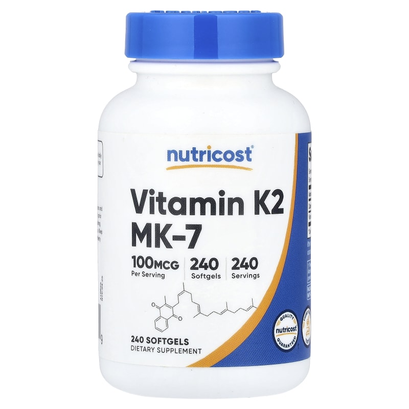 Vitamin K2 MK-7, 100 mcg