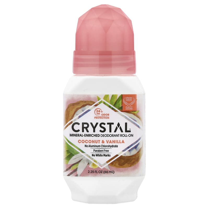 Mineral-Enriched Deodorant Roll-On, Coconut & Vanilla