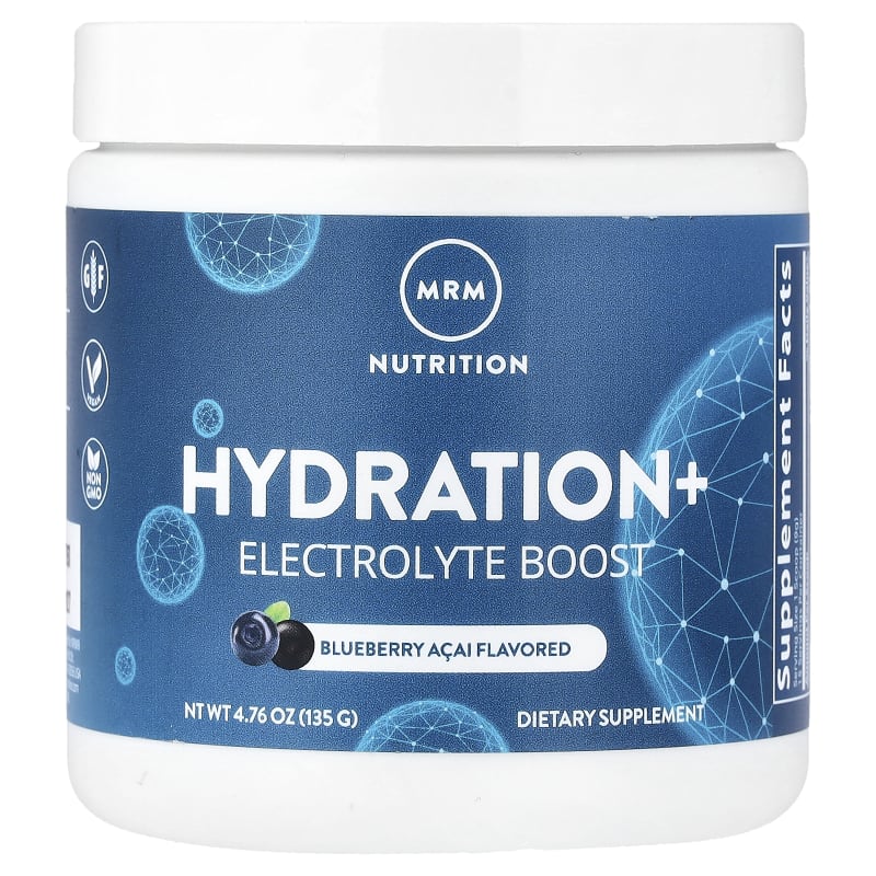 Hydration+ Electrolyte Boost, Blueberry Acai