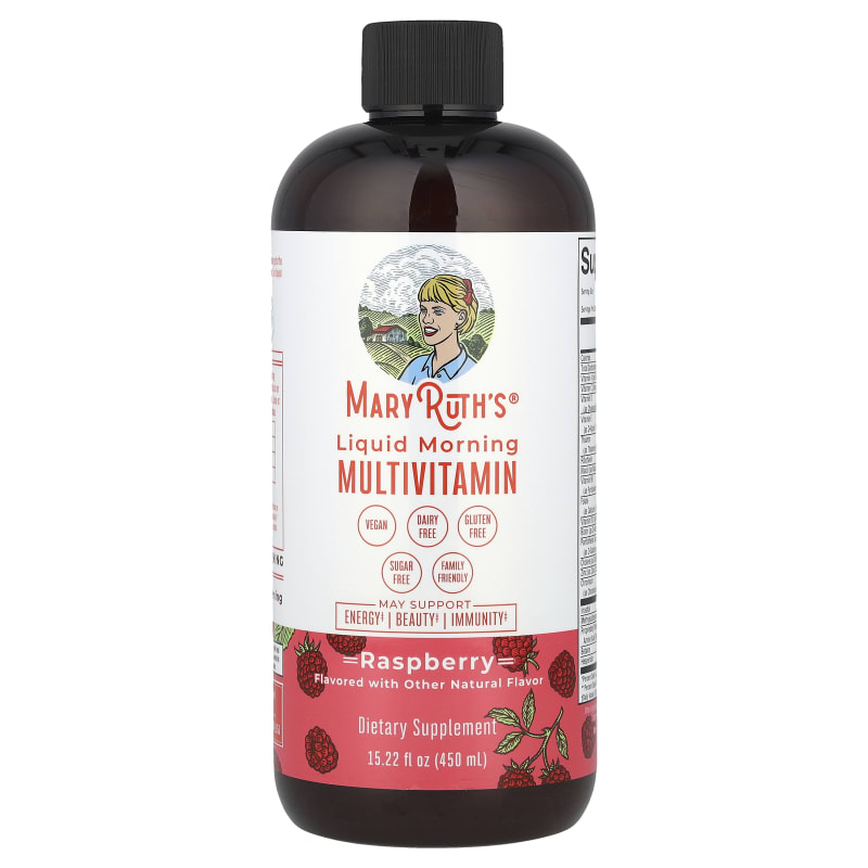Liquid Morning Multivitamin, Raspberry