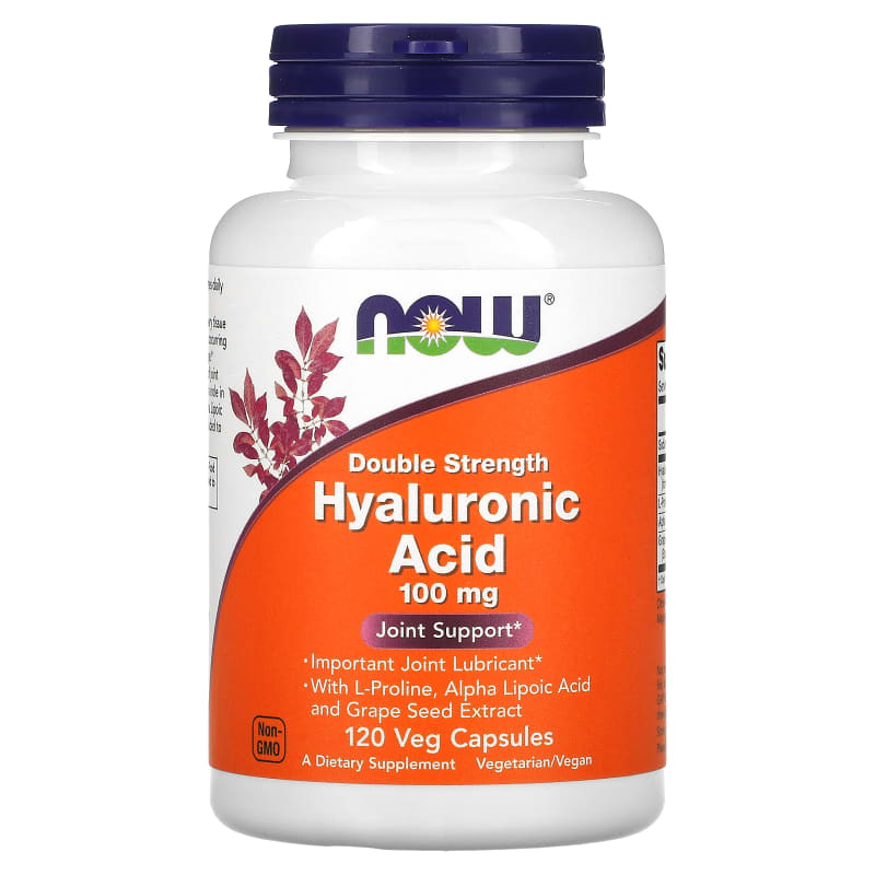 Hyaluronic Acid With L-Proline, Alpha Lipoic Acid and Grape Seed Extract, 100 mg