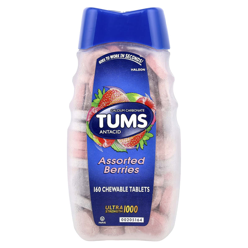 Ultra Strength Antacid, Assorted Berries, 1,000 mg