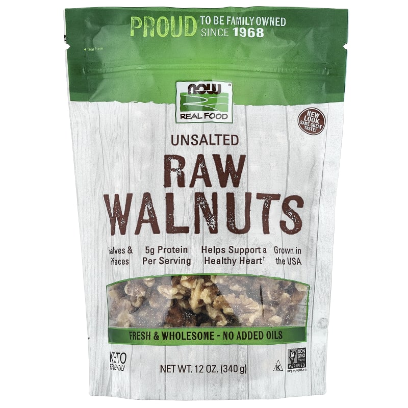 Real Food, Raw Walnuts, Unsalted