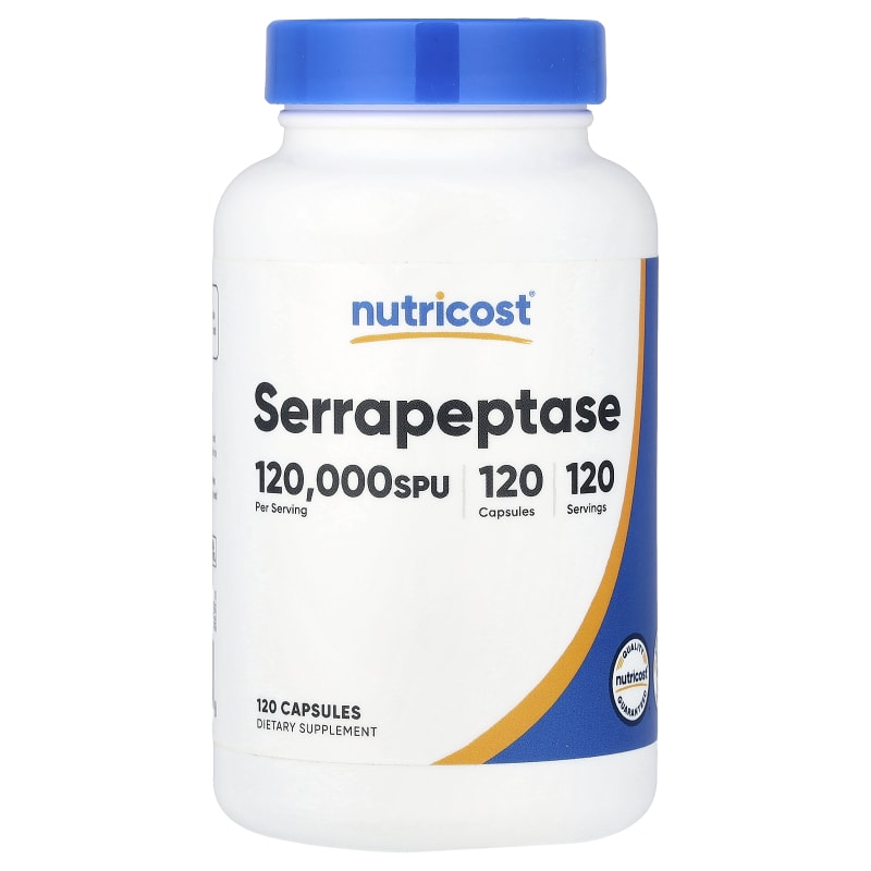 Serrapeptase, 60 mg (120,000 SPU)