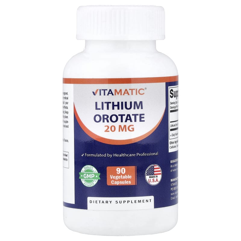Lithium Orotate, 20 mg