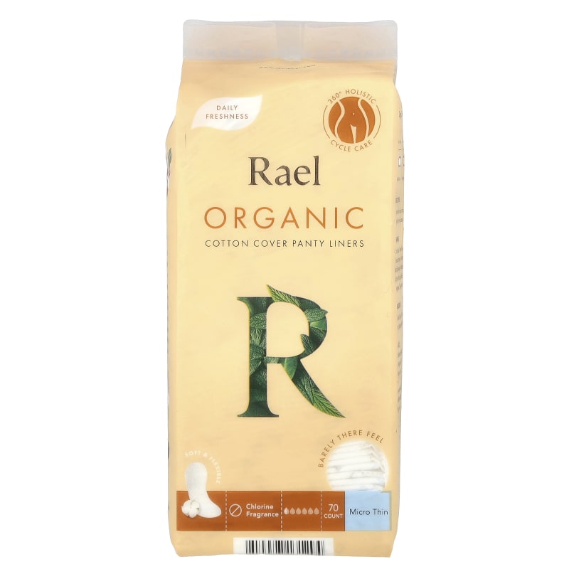 Organic Cotton Cover Panty Liners, Micro Thin