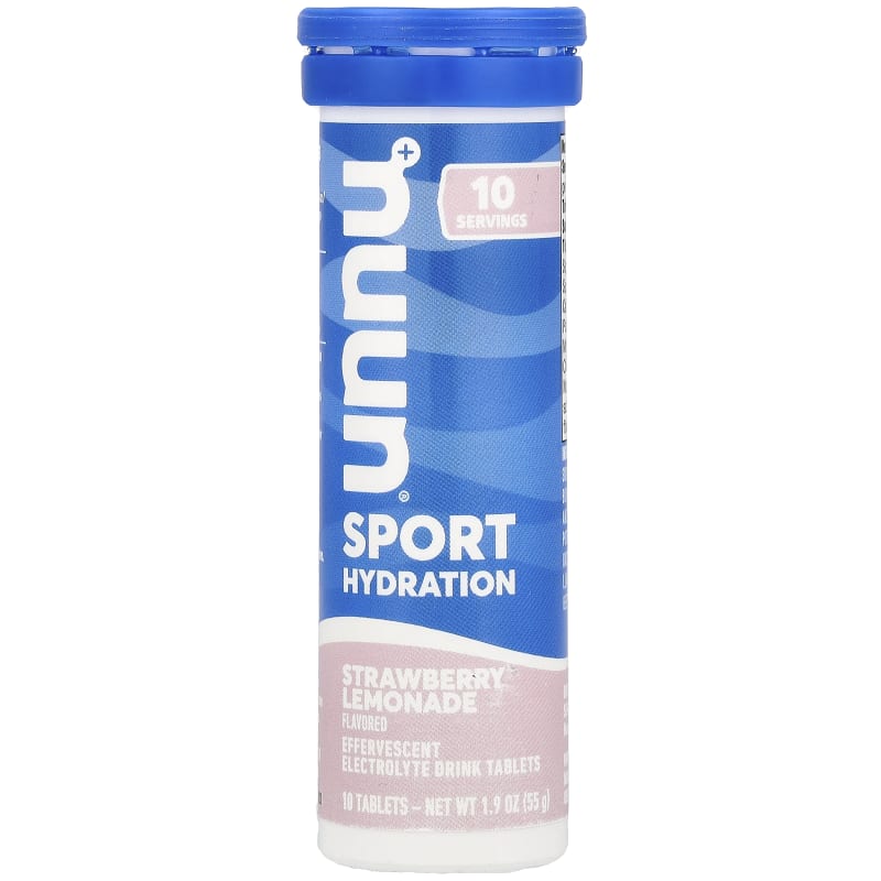 Sport Hydration, Effervescent Electrolyte Drink Tablets, Strawberry Lemonade