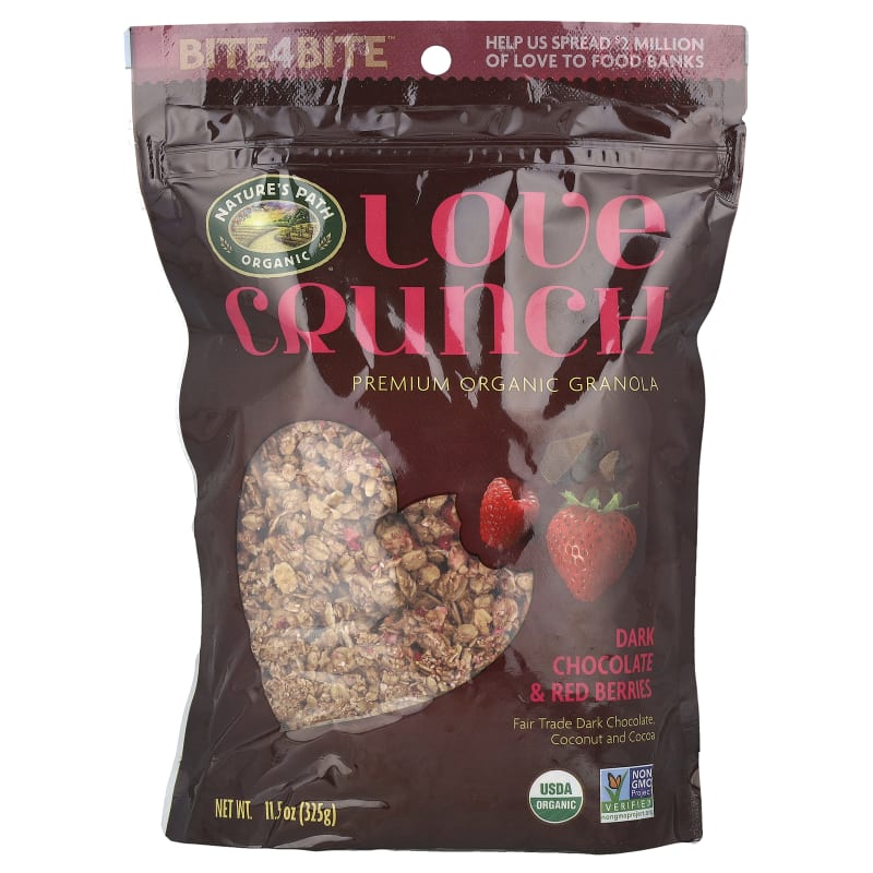 Love Crunch®, Premium Organic Granola, Dark Chocolate & Red Berries