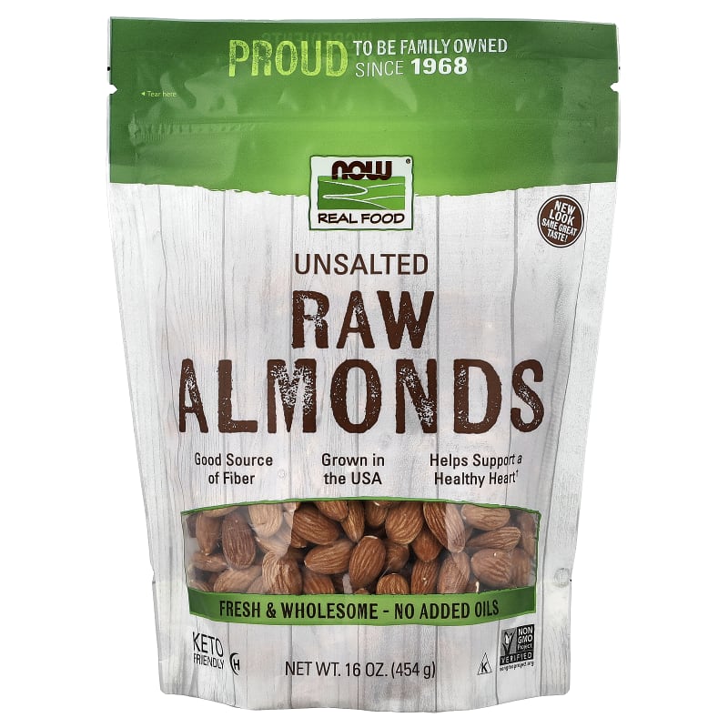 Real Food, Raw Almonds, Unsalted
