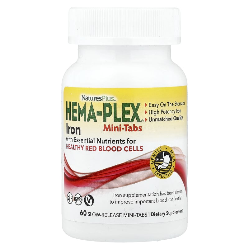 Hema-Plex®, 60 Slow Release Mini Tabs