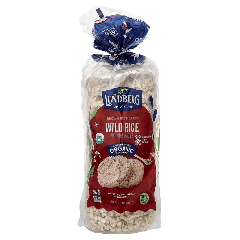 Organic Brown Rice Cakes, Wild Rice