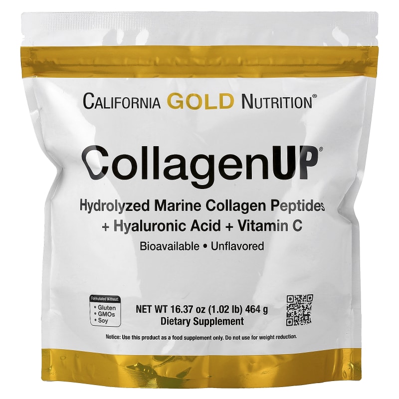 CollagenUP®, Hydrolyzed Marine Collagen Peptides with Hyaluronic Acid and Vitamin C, Unflavored
