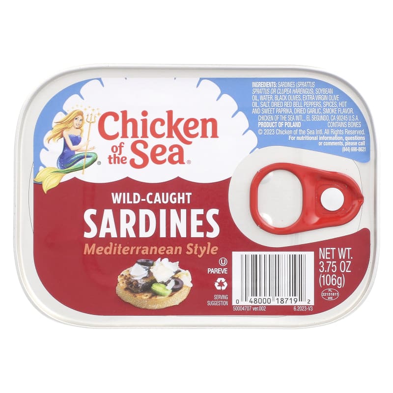 Wild-Caught Sardines, Mediterranean Style