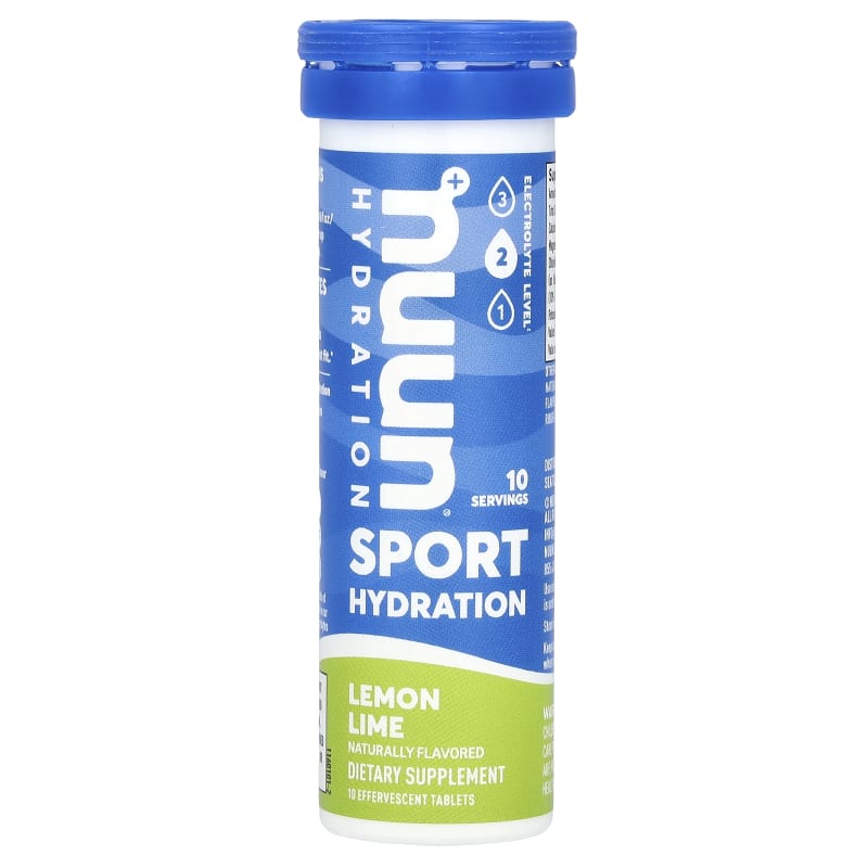 Sport Hydration, Effervescent Electrolyte Drink, Lemon Lime