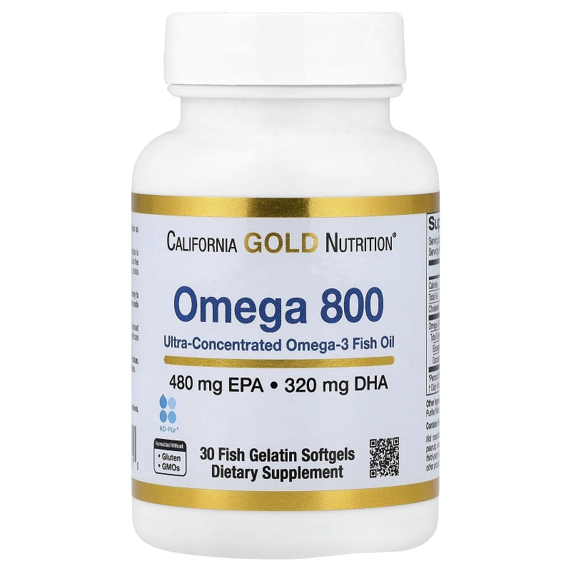 Omega 800 Ultra-Concentrated Omega-3 Fish Oil, kd-pur® Triglyceride Form