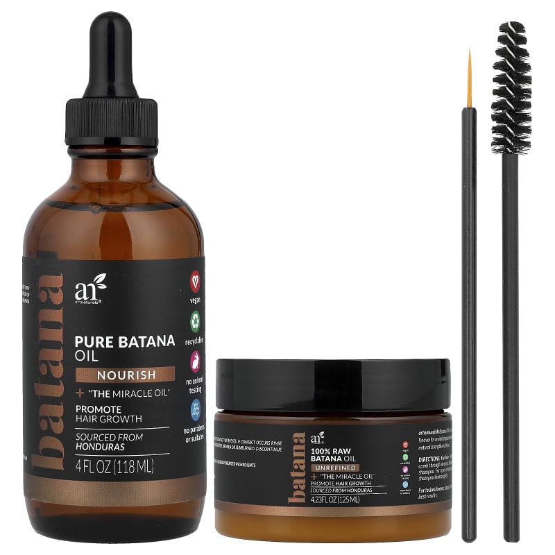 Pure Batana Oil, Hair Growth Kit, 4 Piece Kit