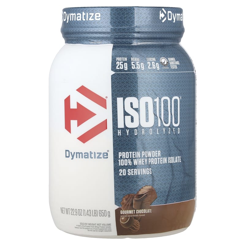 ISO100® Hydrolyzed, 100% Whey Protein Isolate, Gourmet Chocolate