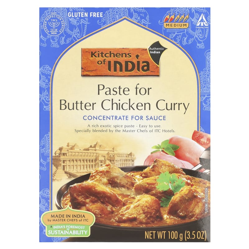 Paste For Butter Chicken Curry, Concentrate For Sauce, Medium