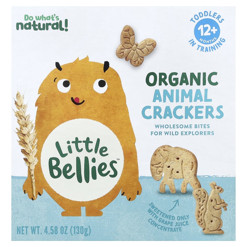 Organic Animal Crackers, 12+ Months