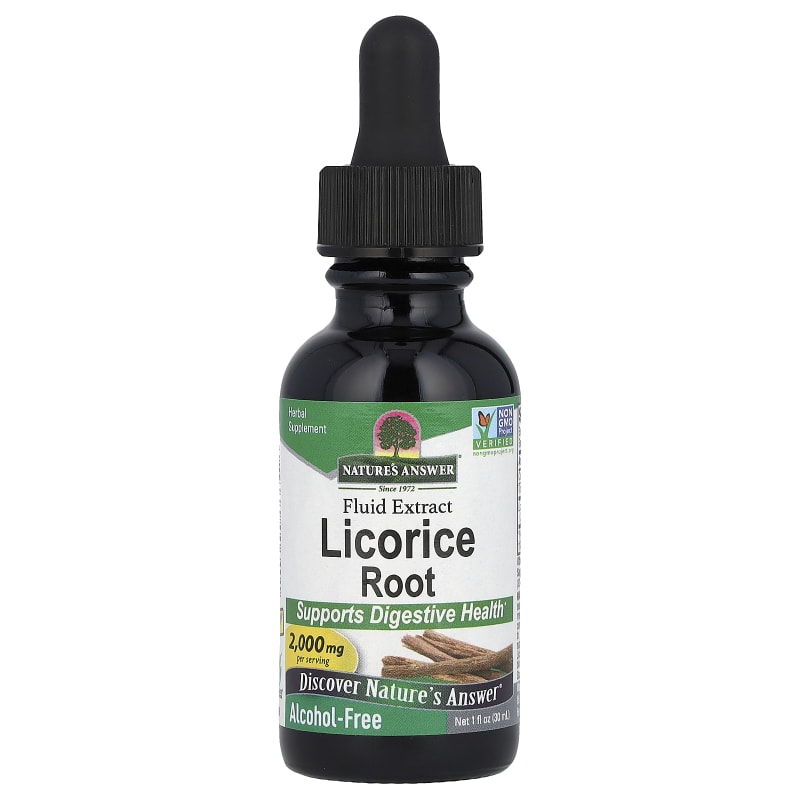 Licorice Root Fluid Extract, Alcohol-Free, 2,000 mg