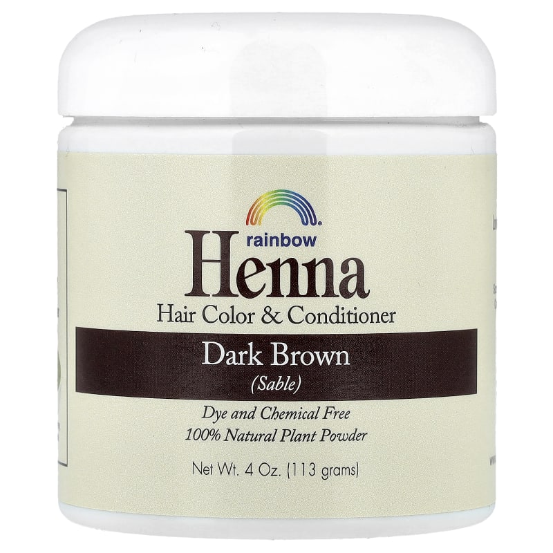 Henna, Hair Color & Conditioner, Dark Brown (Sable)