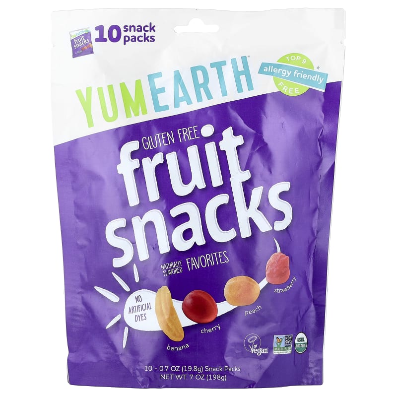 Gluten Free Fruit Snacks, Favorites, 0.7 oz (19.8 g) Each