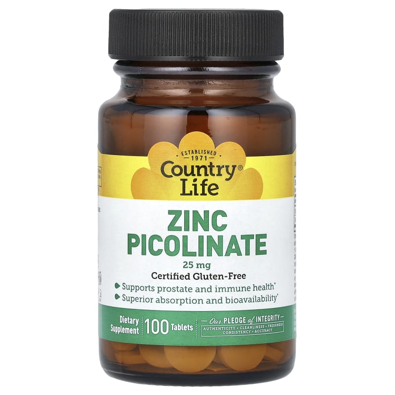 Zinc Picolinate, 25 mg