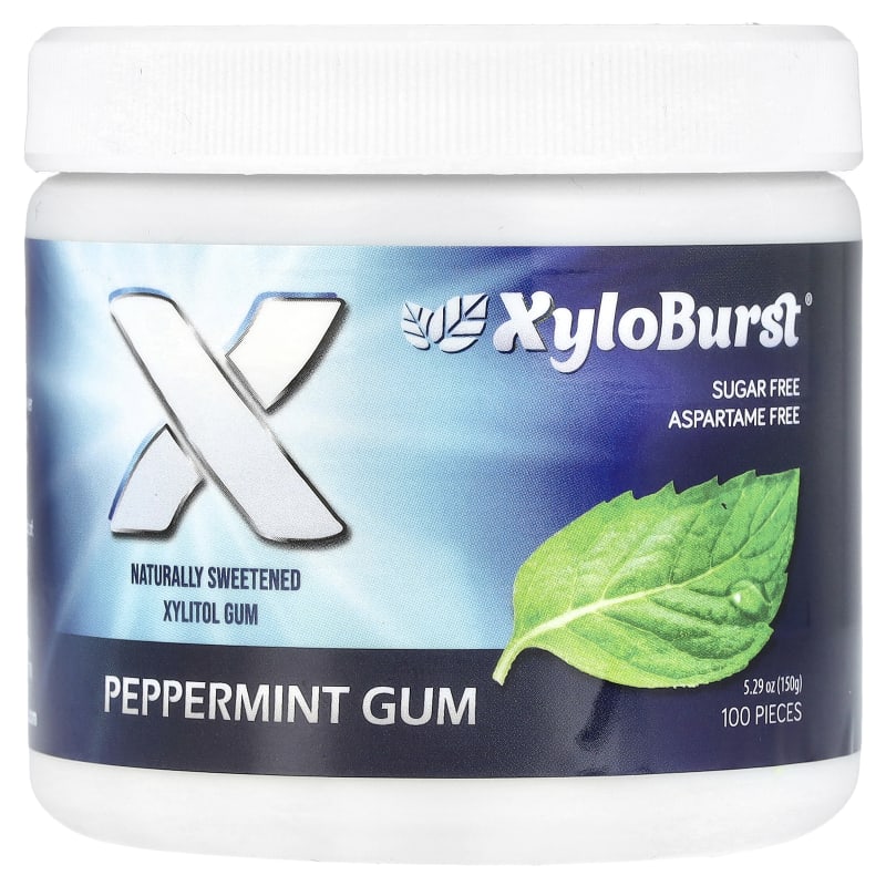Xylitol Gum, Peppermint, 5.29 oz (150 g)