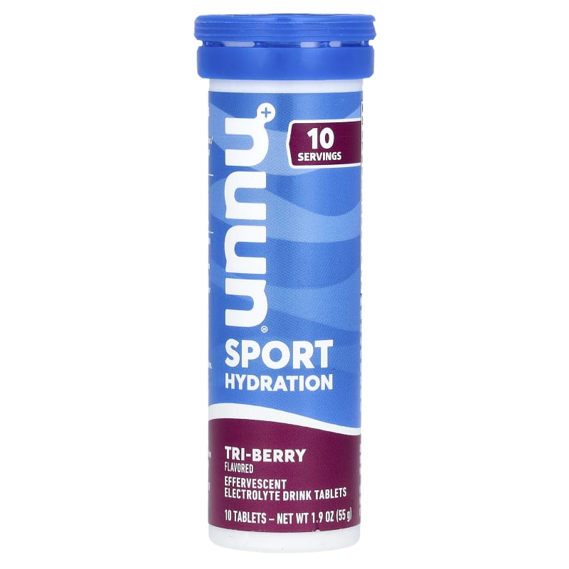 Sport Hydration, Effervescent Electrolyte Drink, Tri-Berry