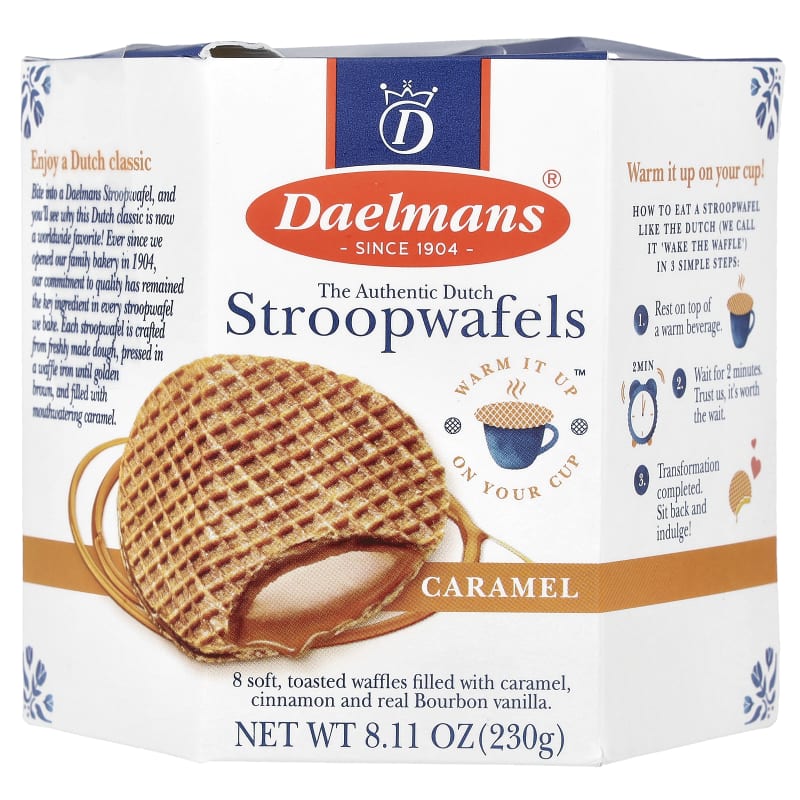 Stroopwafels, Caramel, 8 Waffles
