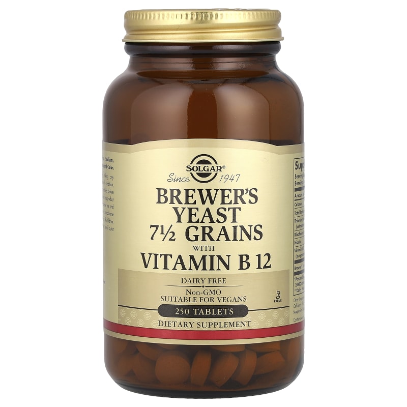 Brewer's Yeast, 7 1/2 Grains with Vitamin B12