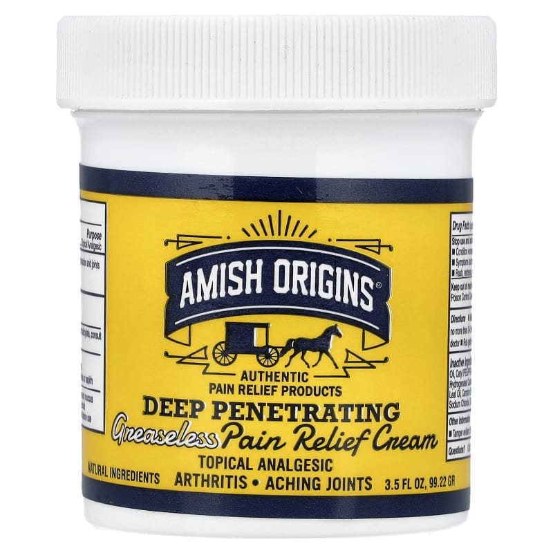 Deep Penetrating Greaseless Pain Relief Cream