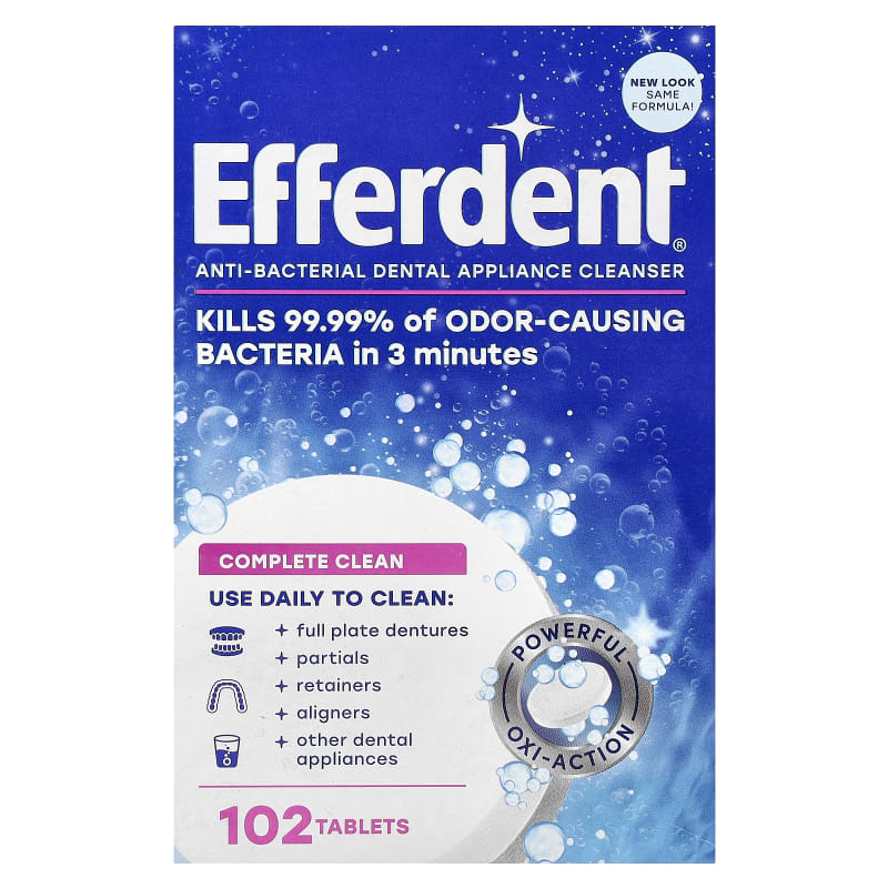 Anti-Bacterial Dental Appliance  Cleanser, Complete Clean