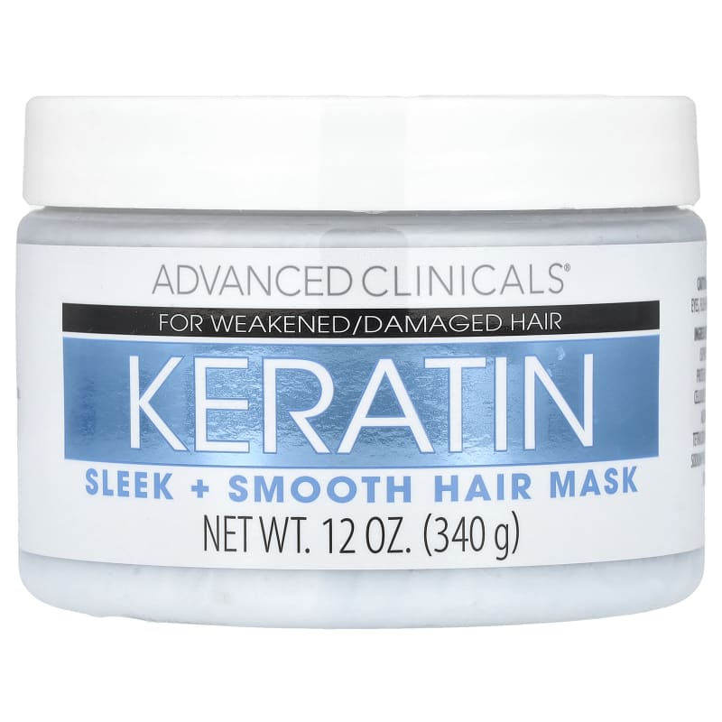 Keratin, Sleek + Smooth Hair Mask