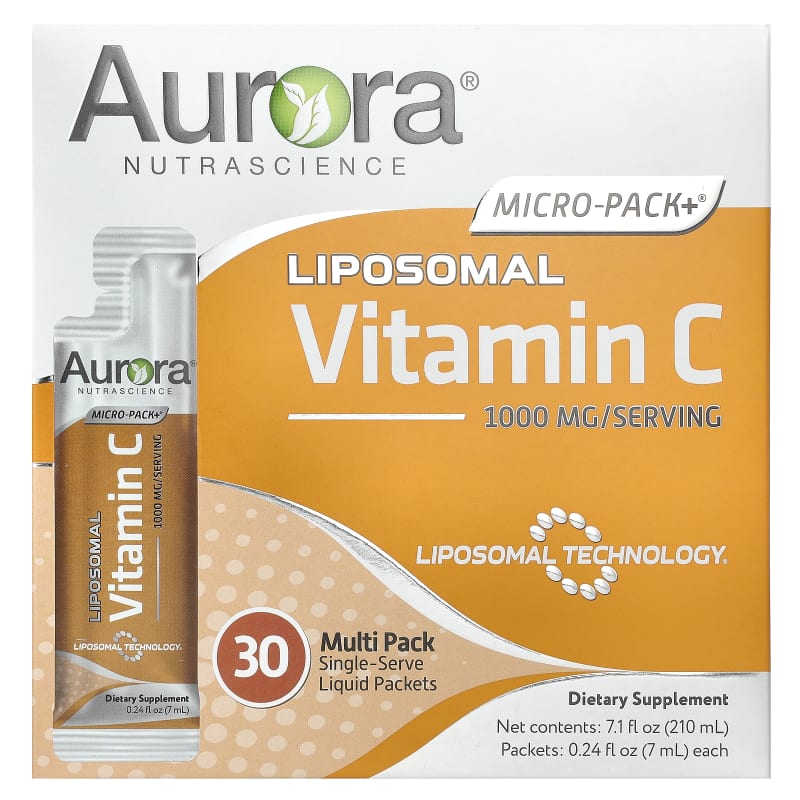 Micro-Pack+®, Liposomal Vitamin C, 0.24 fl oz (7 ml) Each