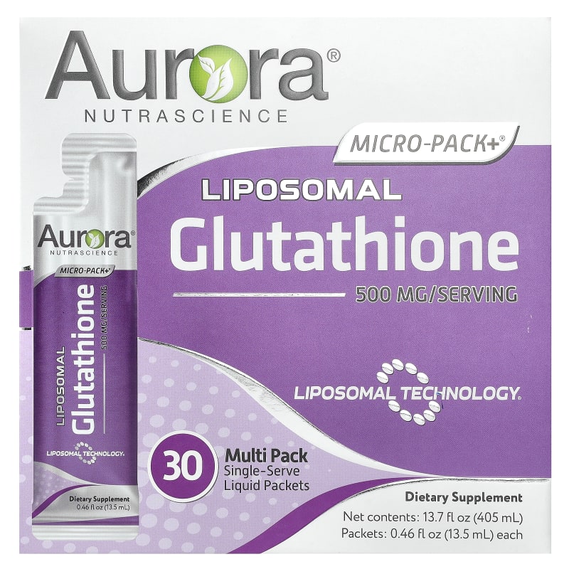 Micro-Pack+®, Liposomal Glutathione, 0.46 fl oz (13.5 ml) Each