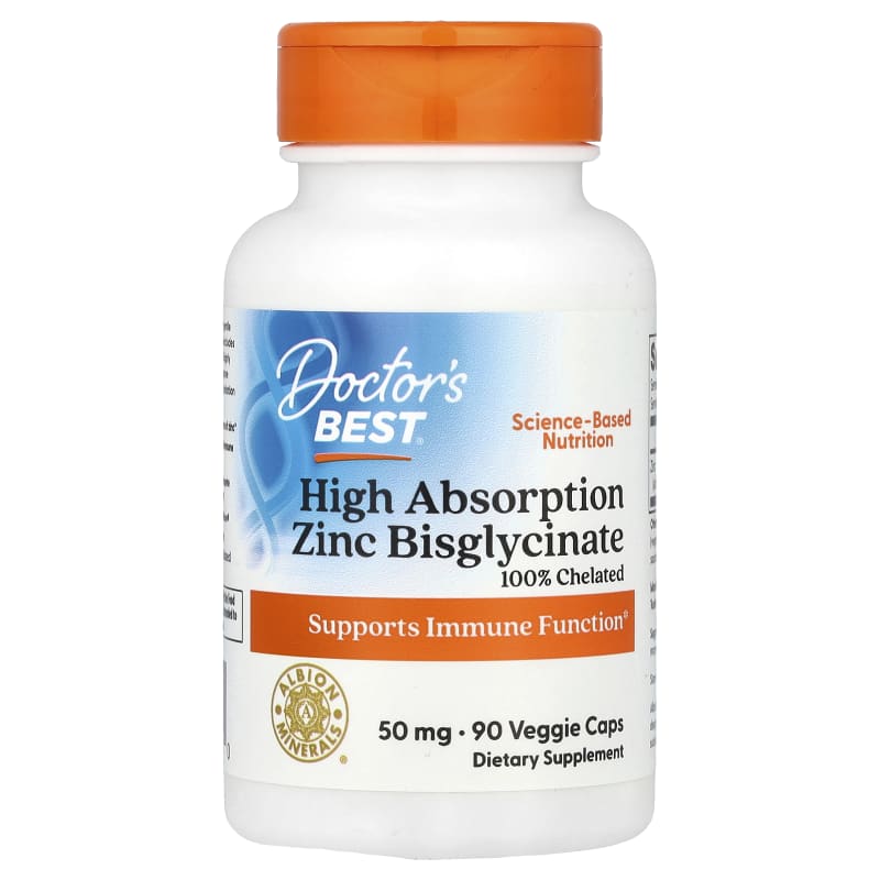 High Absorption Zinc Bisglycinate, 50 mg