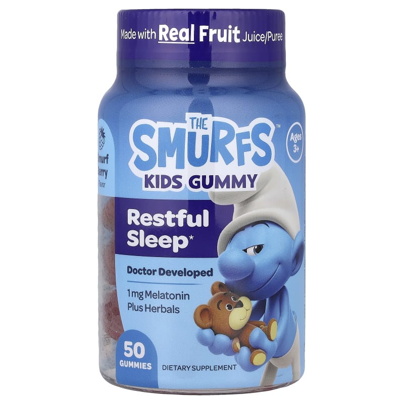 Kids Gummy, Restful Sleep, Ages 3+, Smurf Berry