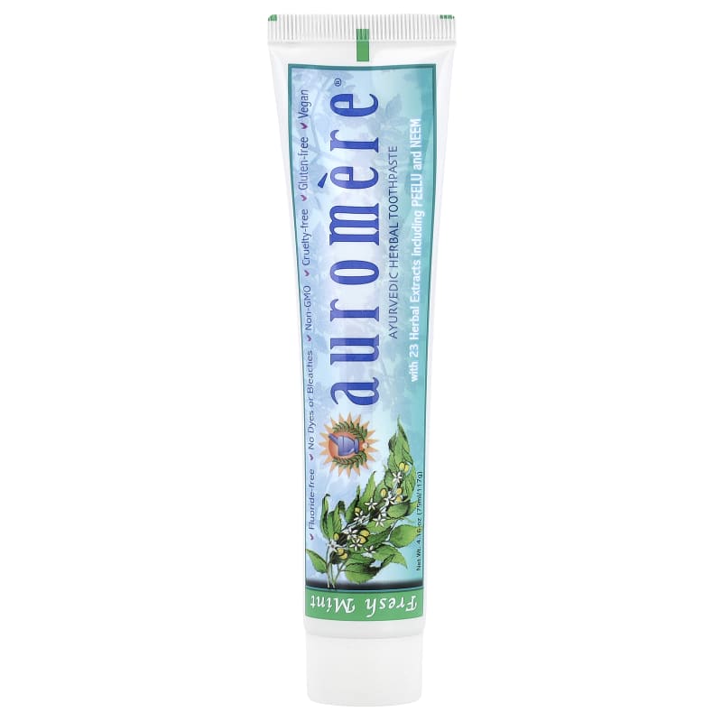 Ayurvedic Herbal Toothpaste, Fresh Mint