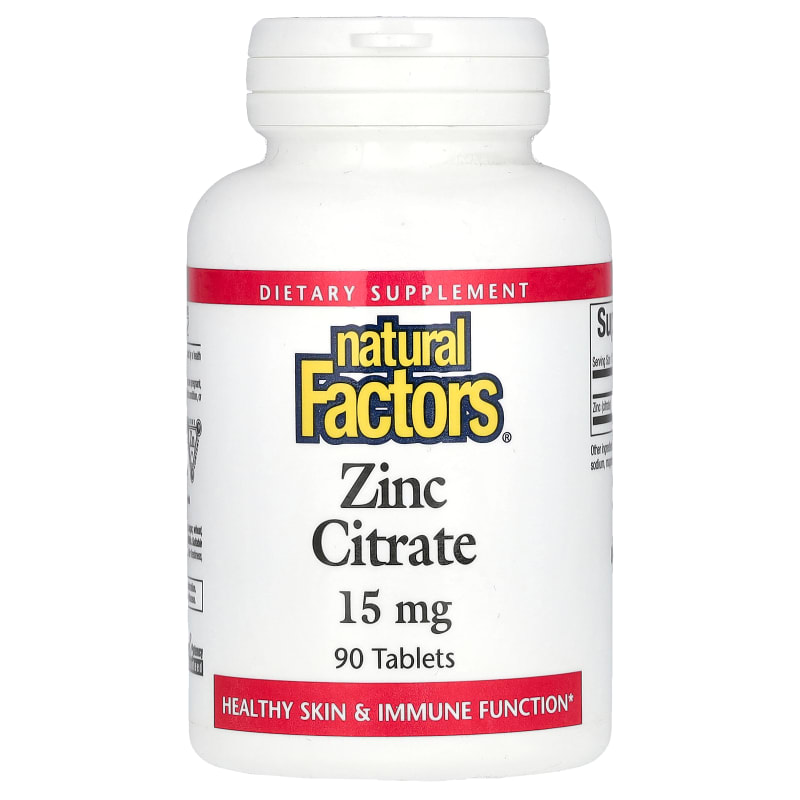 Zinc Citrate, 15 mg