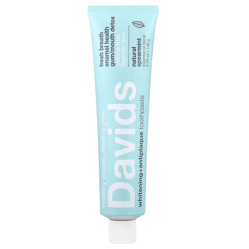 Whitening + Antiplaque Toothpaste, Natural Spearmint