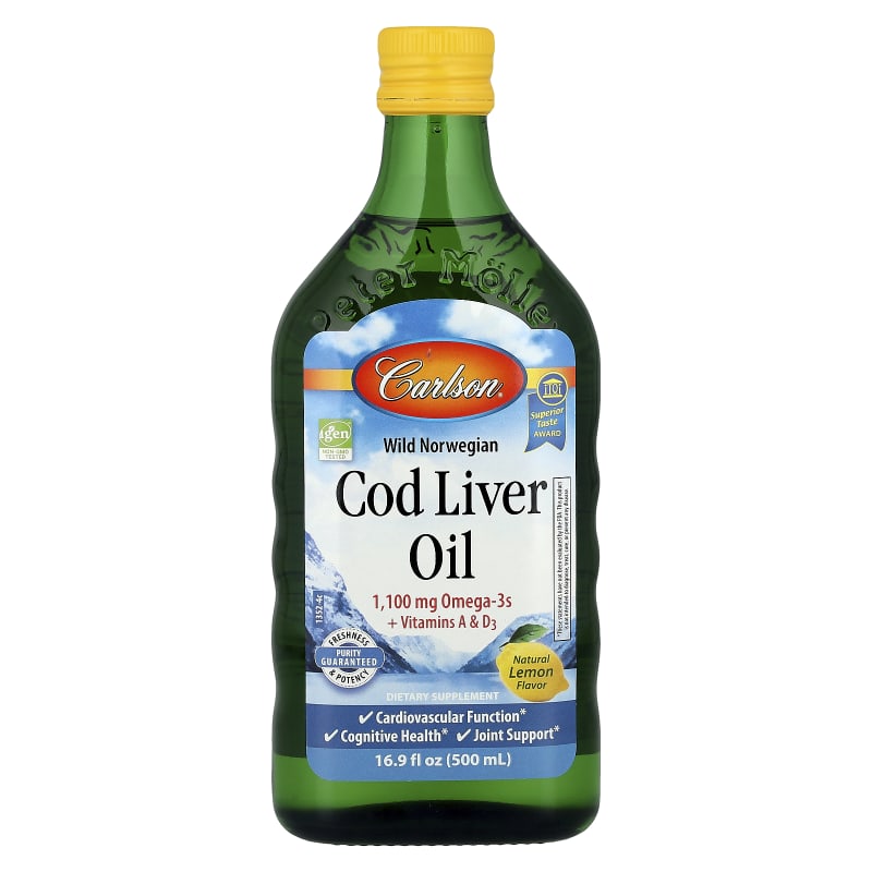 Wild Norwegian, Cod Liver Oil, Natural Lemon