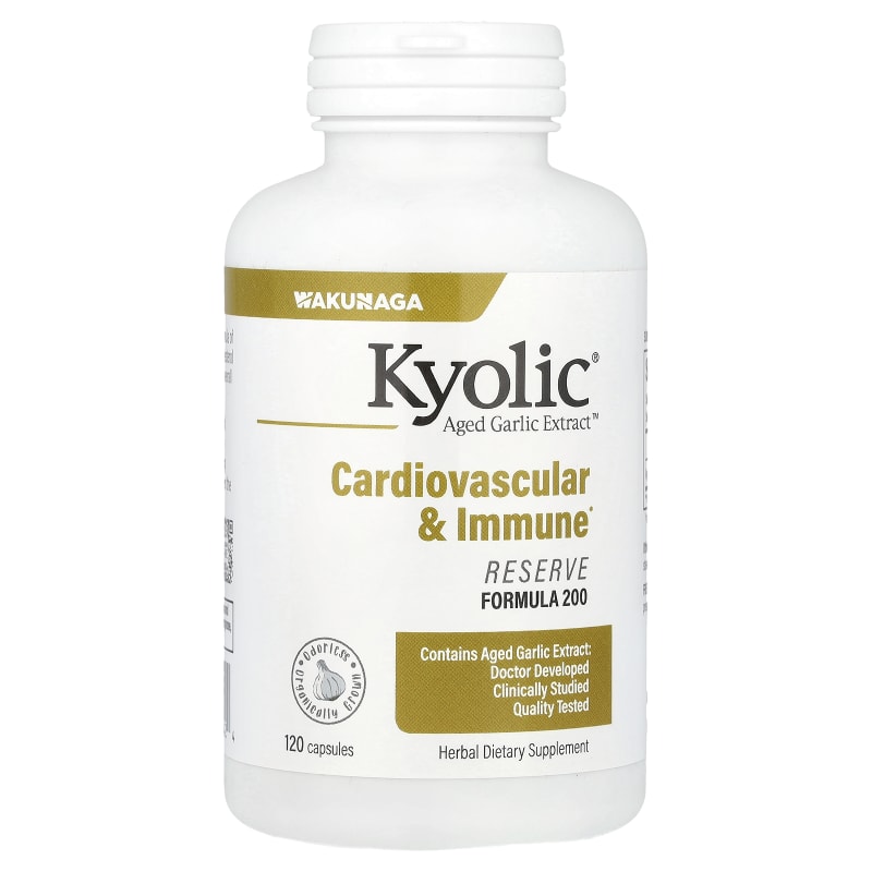 Aged Garlic Extract™, Cardiovascular & Immune, Reserve Formula 200