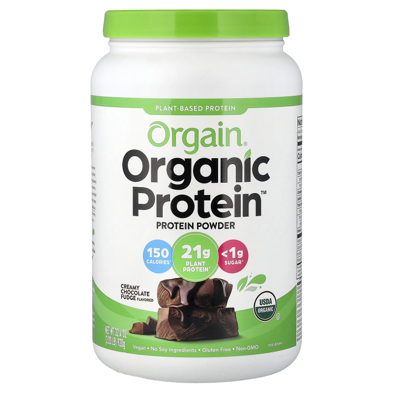 Organic Protein™ Powder, Creamy Chocolate Fudge