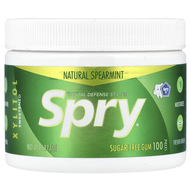 Spry®, Sugar-Free Gum, Natural Spearmint