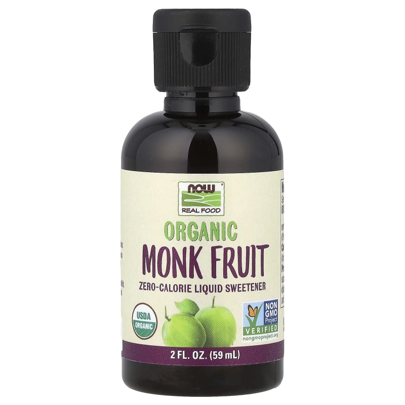 Real Food, Organic Monk Fruit, Liquid Sweetener