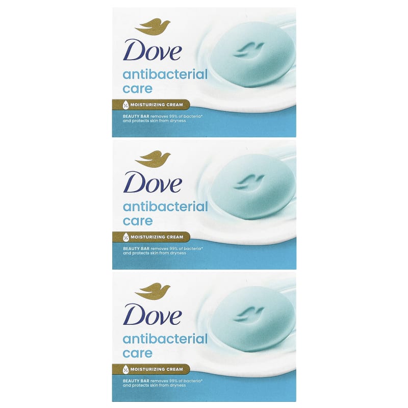 Antibacterial Care, Beauty Bar Soap, 3.17 oz (90 g) Each
